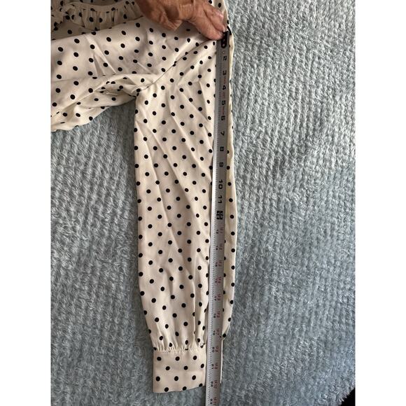 NWT Zara Polka Dot Dress Black White Women's XS Coastal Cocktail Beach Grandma - Picture 9 of 13